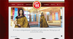 Desktop Screenshot of bksarees.com